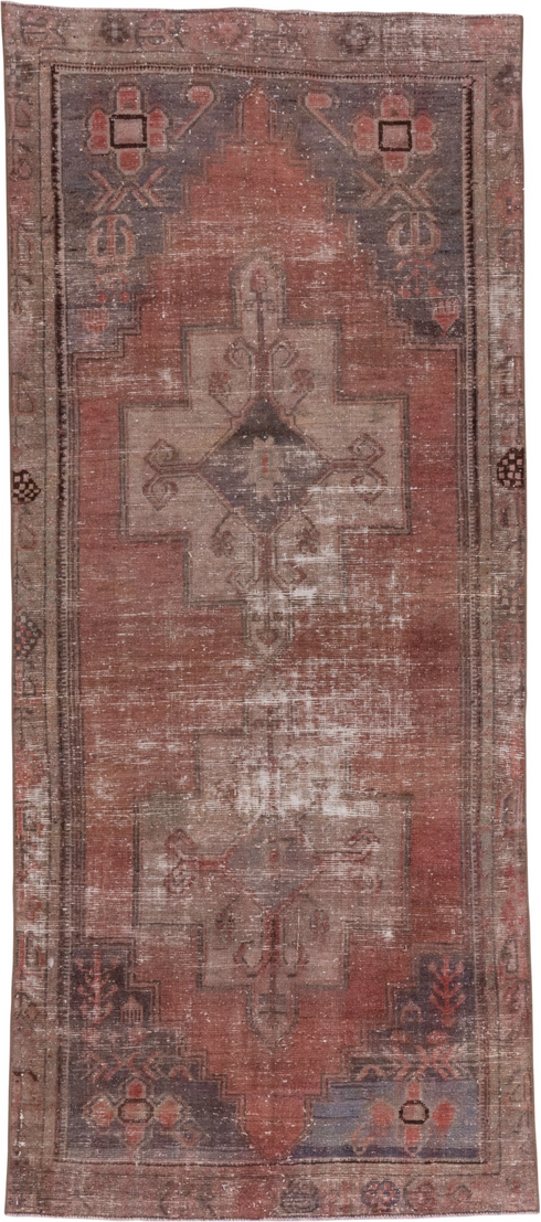 Vintage Oushak Runner Rug (4' x 9')